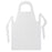 Medline Disposable Polyethylene Adult Aprons - Disposable Polyethylene Apron, Midweight, 28" x 46" - NON24274W