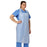 Medline Disposable Polyethylene Adult Aprons - Disposable Polyethylene Apron, Midweight, 28" x 46" - NON24274W