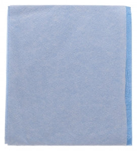 Medline Disposable Tissue / Poly Flat Stretcher Sheets - Disposable Tissue / Poly Flat Stretcher Sheet, Blue, 40" x 90" - NON24335