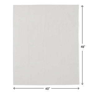 Medline Tissue Drape Sheets - Disposable 3-Ply Tissue Drape Sheets, White, 40" x 48" - NON24336