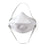 Medline N95 Flat Fold Respirator Mask with Valve - N95 Flat Fold Respirator Mask with Valve - NON24509