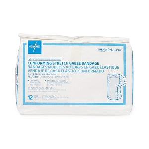 Medline Nonsterile Conforming Stretch Gauze Bandages - DBF-BANDAGE, GAUZE, CONFORMNG, 4"X75", NS, LF - NON25494