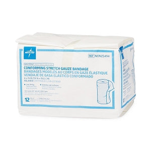 Medline Nonsterile Conforming Stretch Gauze Bandages - DBF-BANDAGE, GAUZE, CONFORMNG, 4"X75", NS, LF - NON25494