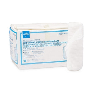 Medline Nonsterile Conforming Stretch Gauze Bandages - DBF-BANDAGE, GAUZE, CONFORMNG, 4"X75", NS, LF - NON25494