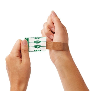 Medline Quick Strip Fabric Adhesive Bandages - Quick Strip Fabric Sterile Adhesive Bandages, 0.75" x 3" - NON25650QS