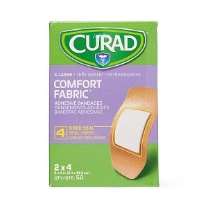 Medline CURAD Comfort Adhesive Bandages - CURAD Comfort Adhesive Bandages, 2" x 4" - NON25744