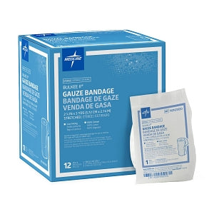 Medline Bulkee II Sterile Cotton Gauze Bandages - Bulkee II Sterile Cotton Gauze Bandage, 2.25" x 3 yd. - NON25850