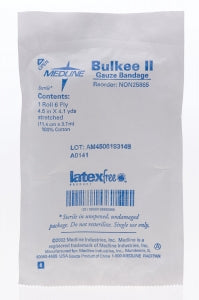 Medline Bulkee II Sterile Cotton Gauze Bandages - Bulkee II Sterile Cotton Gauze Bandage, 4.5" x 4.1 yd. - NON25865