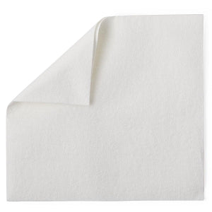 Medline Deluxe Dry Disposable Washcloths - White Deluxe Dry Disposable Washcloths, 12" x 13" - NON260509