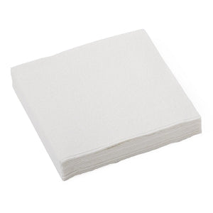 Medline Deluxe Dry Disposable Washcloths - White Deluxe Dry Disposable Washcloths, 12" x 13" - NON260509