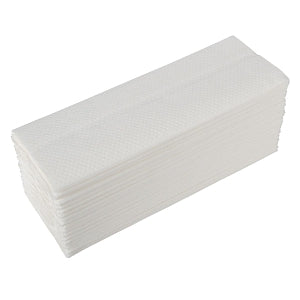 Medline Standard C-Fold Towels - C-Fold Paper Towel, White - NON26820