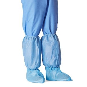 Medline Nonskid Multilayer / Poly Boot Covers - Nonskid Multilayer / Poly Boot Covers, Blue, Size Regular Fits Up to Men's Size 12 - NON27143