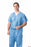 Medline Disposable Scrub Pants - Disposable Unisex Scrub Pants with Drawstring Waist, Size L, Blue - NON27203L