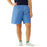 Blue Multilayer Disposable Exam Shorts with Elastic Waist, Size L