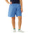 Blue Multilayer Disposable Exam Shorts with Elastic Waist, Size XXL