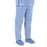 Medline Disposable Scrub Pants - Disposable Unisex Scrub Pants with Elastic Waist, Size L, Blue - NON27213L