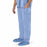 Medline Disposable Scrub Pants - Disposable Unisex Scrub Pants with Elastic Waist, Size L, Blue - NON27213L