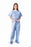 Medline Disposable Scrub Pants - Disposable Unisex Scrub Pants with Elastic Waist, Size M, Blue - NON27213M