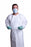 Medline Over-the-Head Microporous Breathable Isolation Gown - Breathable Isolation Gown with Elastic Wrists, White, Size XL - NON27314XL