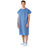 Medline Three-Arm Hole Disposable Patient Gown - Patient Gown with 3 Armholes and Short Sleeves, Size Regular / Large - NON27346SL