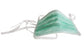 Medline Antifog Surgical Face Mask - Face Mask, Antifog, Aggressive Tape, Green - NON27361A