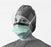 Medline Chamber-Style Surgical Face Mask with Eye Shield and Ties - Chamber-Style Face Mask with Eye Shield and Antifog Coating - NON27411