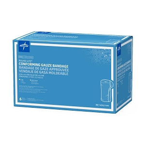 Medline Bulkee Lite Sterile Cotton Conforming Bandages - Bulkee Lite Sterile Gauze Bandage, 6" x 4.5 yd. - NON27499