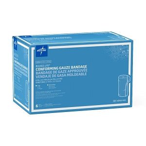 Medline Bulkee Lite Sterile Cotton Conforming Bandages - Bulkee Lite Sterile Gauze Bandage, 6" x 4.5 yd. - NON27499