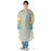 Medline Multi-Ply Over Head Open Back Isolation Gown - Medium-Weight Overhead Isolation Gown, Individually Folded, Yellow, Size Regular - NON27SMS50