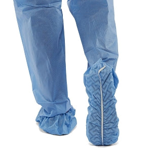 Medline Non-Skid Multi-Layer Shoe Covers - Nonskid Multilayer Shoe Covers, Blue, Size XL - NON28859