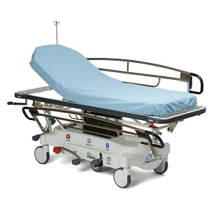 Medline Disposable Polypropylene Fitted Stretcher Sheets - Disposable Spunbond Polypropylene Elastic-Fit Sheet, Blue, 40" x 89" - NON3000