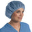 Medline Pro Series Bouffant Caps - Pro Series Lightweight Bouffant Caps, Blue, 24" - MMCNON30233B