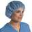 Medline Pro Series Bouffant Caps - Pro Series Lightweight Bouffant Caps, Blue, 24" - MMCNON30233B