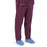 Medline Disposable Scrub Pants - Disposable Unisex Scrub Pants with Elastic Waist, Size L, Wine - NON37213L