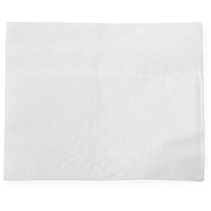 Medline Multipurpose Disposable Washcloths - Nonwoven Dry Wipes, Disposable, White, 7" x 13.5" - NON4111