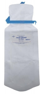 Medline Refillable Ice Bags with Clamp Closure - Refillable Ice Bag with Clamp Closure, White, 5" x 12" - NON4400