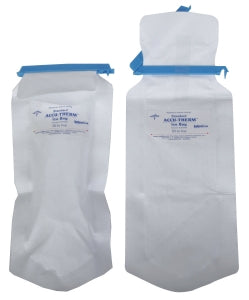 Medline Refillable Ice Bags with Clamp Closure - Refillable Ice Bag with Clamp Closure, White, 5" x 12" - NON4400