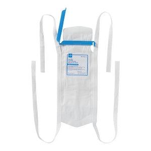 Medline Refillable Ice Bags with Clamp Closure - Refillable Ice Bag with Clamp Closure, White, 5" x 12", 4 Ties - NON4410