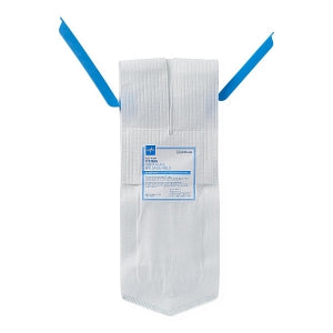 Medline Refillable Ice Bags with Clamp Closure - Refillable Ice Bag with Clamp Closure and Dual Pouches, White, 5" x 12" - NON4430