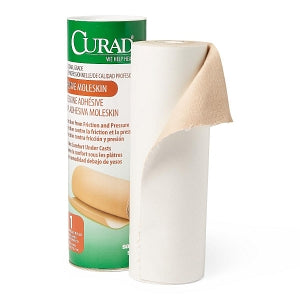 Medline CURAD Moleskin Roll - CURAD Adhesive Moleskin Roll, 9" x 4 yd. - NON5148