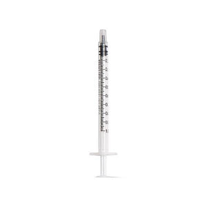 Medline Clear Oral Syringes - Oral Syringe, Clear, 1 mL - NON65001