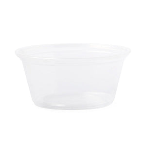 Aw Mendenhall Co Clear Plastic Soufflé Portion Cups - CUP, PORTION, CLEAR, 3.25 OZ - 75000489