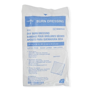 Medline Cotton Burn Dressings - Steile Burn Dressing, 36" x 36" 18 Ply - NON7916