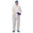 Medline Classic Multiply Coveralls - Multilayer Coveralls with Elastic Wrists and Open Ankles, Size XL, White - NONCV250XL