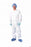 Medline Classic Multiply Coveralls - Multilayer Coveralls with Elastic Wrists and Open Ankles, Size XL, White - NONCV250XL