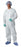 Medline Microporous Breathable Coveralls - Breathable Coveralls with Elastic Wrists and Ankles, White, Size L - NONCV700L