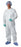 Medline Microporous Breathable Coveralls - Breathable Coveralls with Elastic Wrists and Ankles, White, Size XL - NONCV700XL