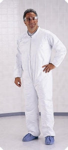 DuPont Tyvek Latex Coveralls - Tyvek Coveralls, Elastic Wrist / Ankle, White - CV800M