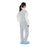 Medline Breathable Back Coverall - Coveralls with Breathable Back and Elastic Wrists and Ankles, White, Size 4XL - NONCV9604XL