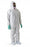 Medline Anti-Static Microporous Breathable Coveralls with Hood and Boots - Antistatic Microporous Breathable Coveralls with Hood and Boots, White, Size 4XL - NONCV9804XL